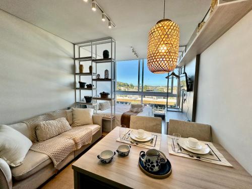 Posezení v ubytování Lofts 415 e 417 Completos em Livin Home Resort ao lado do Ramblas