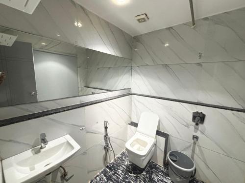 Koupelna v ubytování Hotel the lowell