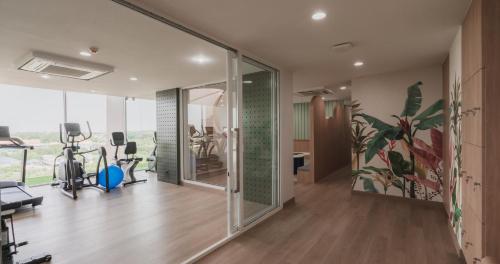 Γυμναστήριο ή/και όργανα γυμναστικής στο The1 Ratchaphruek I วิวเมืองนนทบุรี