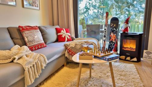 Posezení v ubytování Dream Home Pet-Friendly - Ogród 600m2, Las 10min