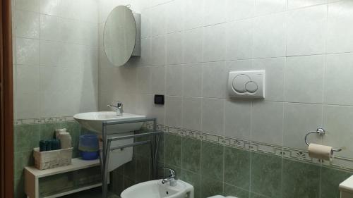 Koupelna v ubytování Casa Pedon