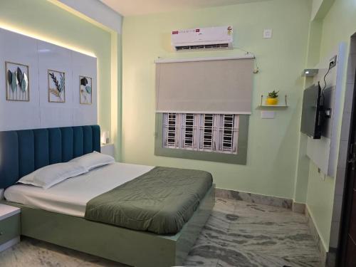 Postel nebo postele na pokoji v ubytování Mossy Retreat