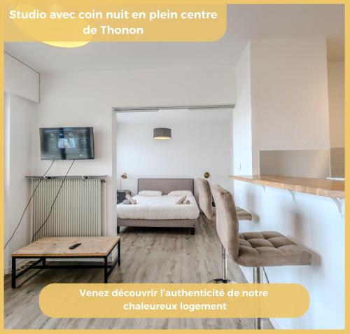 L'Étoile I Studio I Plein centre de Thonon