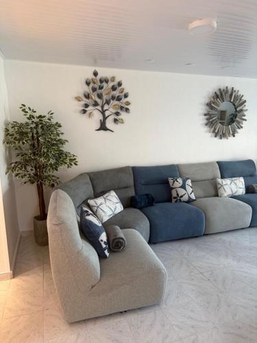 Ein Sitzbereich in der Unterkunft Villa JOLIS 4 chambres avec piscine en Guadeloupe