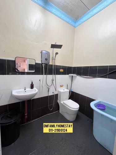 Koupelna v ubytování Dmfamilyhomestay