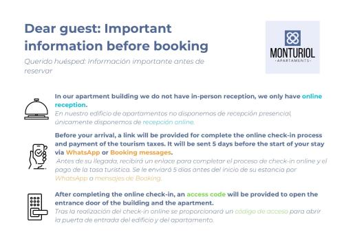 a screenshot of a document describing the requirements for a document coordinator at Monturiol Apartaments in Barcelona