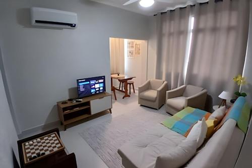 TV a/nebo společenská místnost v ubytování SHB • 2 min da Praia | Segurança | Conforto