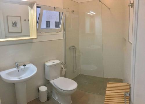 Et badeværelse på Arrecife Apartamento Centrico con terraza