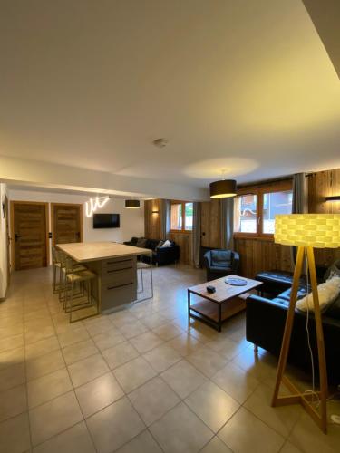 Kuchyň nebo kuchyňský kout v ubytování Appartement 4 chambres Morzine LAIR