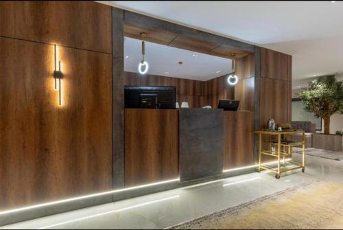 Kuchyň nebo kuchyňský kout v ubytování فندق فاتوران