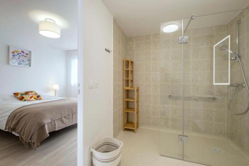 Koupelna v ubytování Résidence de Châtelleraut