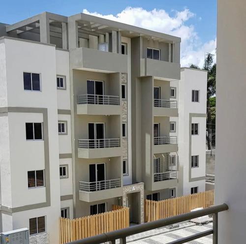 Balkón nebo terasa v ubytování Apartamento muy cerca de la embajada Americana