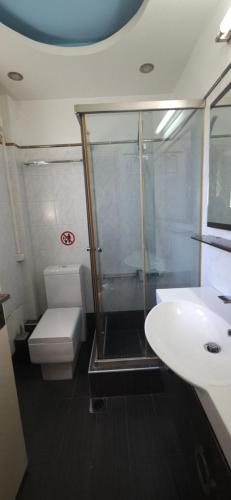 Koupelna v ubytování Megusta Apartments selianitika