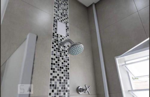 Ein Badezimmer in der Unterkunft Studio Santorini Vila Mariana