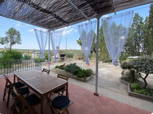 Balkón nebo terasa v ubytování Casita de campo a 15 minutos de Toledo