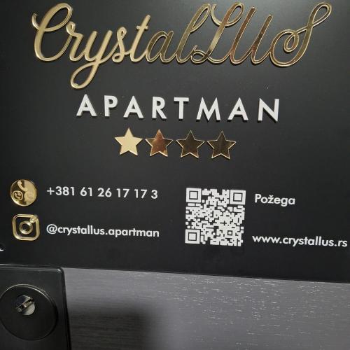 a sign for a restaurant with stars on it at Požega in Požega