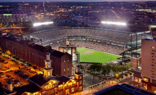 Γενική άποψη της πόλης Βαλτιμόρη ή θέα της πόλης από  αυτή η παραθεριστική κατοικία