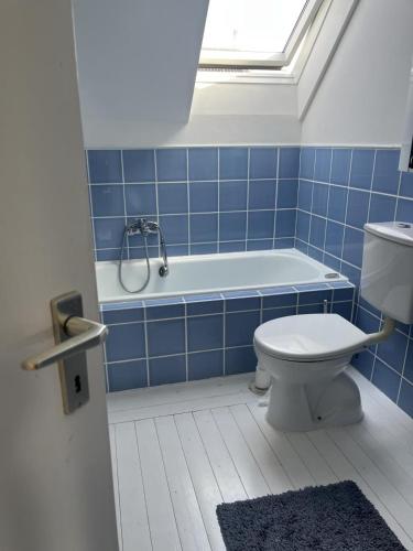 Koupelna v ubytování Dat smugge Hus in Maasholm-Bad