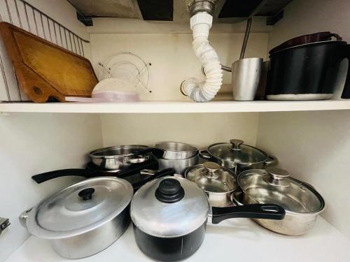 مطبخ أو مطبخ صغير في Guarujá Golden Beach 158 - Conforto com Piscina Climatizada