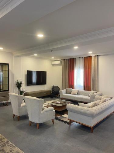 O zonă de relaxare la Villa tchik