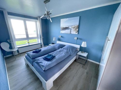 Postel nebo postele na pokoji v ubytování Schleipanorama in Maasholm