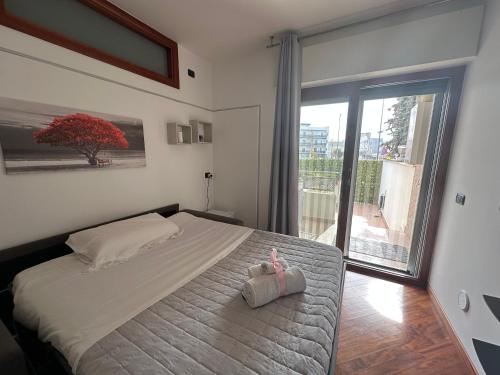 Postel nebo postele na pokoji v ubytování Del Console Apartment - Near Bari Airport & Station