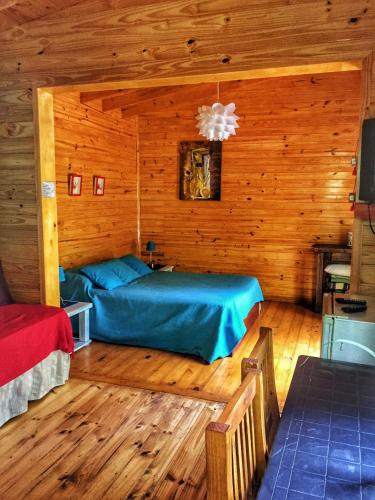 Χώρος καθιστικού στο Cabaña Midori - Encanto Tigre