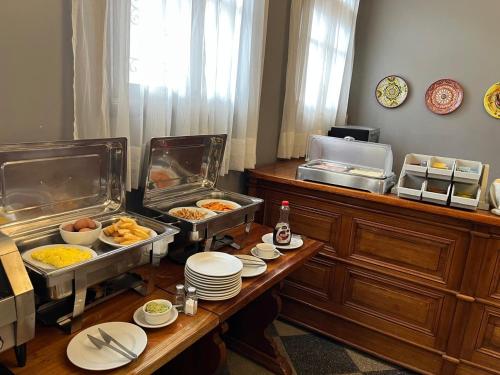 Eten bij of ergens in de buurt van het hotel

