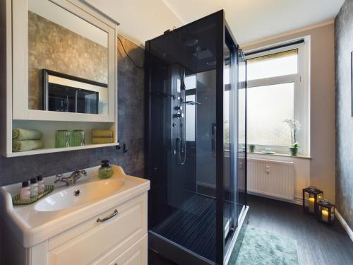 Kuchyň nebo kuchyňský kout v ubytování OtterslebenGartenblick37 - Küche & Garten, bis zu 3 Personen