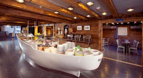 Comida en el hotel o alrededores