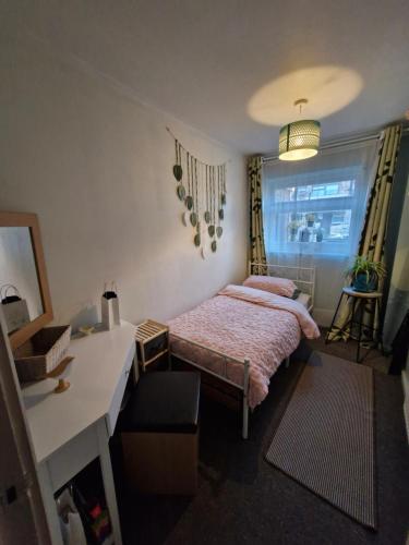 Postel nebo postele na pokoji v ubytování The Green Box