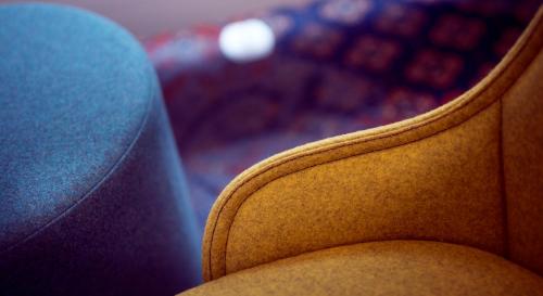 a close up of a seat in a car at Home Hotel Astoria in Hamar