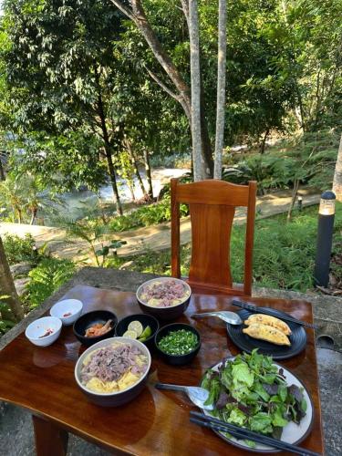 Comida en el lodge o alrededores
