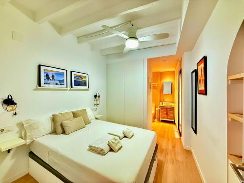 Ένα ή περισσότερα κρεβάτια σε δωμάτιο στο Casa Carbonera By Gloove