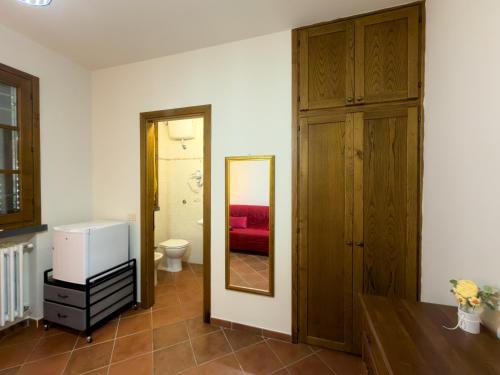 Koupelna v ubytování Affittacamere Il Girasole