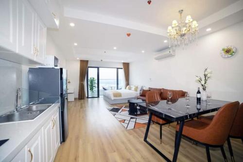 Χώρος καθιστικού στο Căn Hộ View Biển Quy Nhơn - FLC Lux Chilling APT Trung Tâm TP