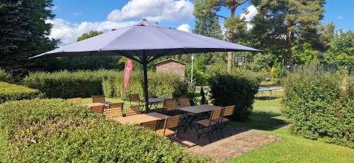 Κήπος έξω από το Pension Stechlinsee