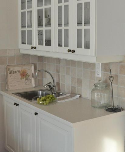 Nhà bếp/bếp nhỏ tại Söderby Lodge