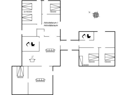 a schematic diagram of the experimental facility at Holiday Home Tede - 1km from the sea by Interhome in Ebeltoft