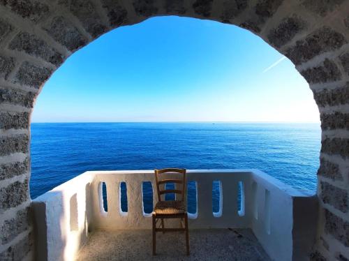 Nespecifikovaný výhled na moře nebo výhled na moře při pohledu z penzionu