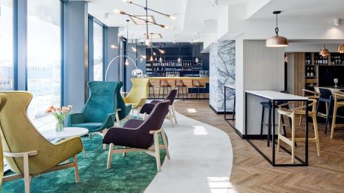 Χώρος καθιστικού στο B&B HOTEL Tomaszów Lubelski