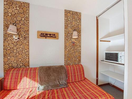 Postel nebo postele na pokoji v ubytování Apartment Balcons D'Olympie by Interhome