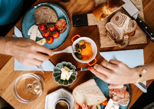 Jídlo v penzionu nebo okolí