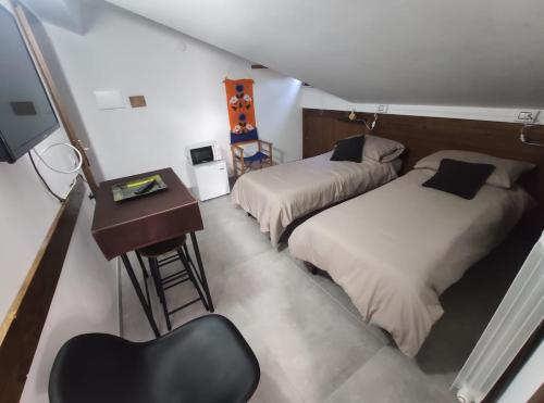 Una cama o camas en una habitación de Gli Agrifogli