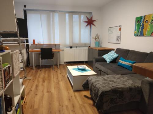 Posezení v ubytování Mini-Haus mit Charme zwischen München und Chiemsee