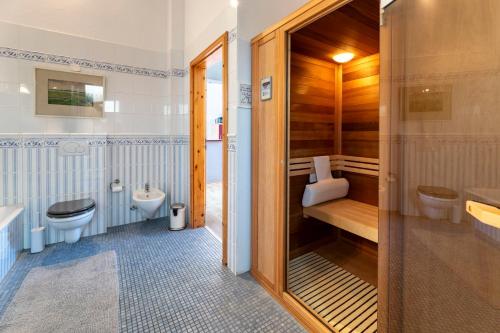 Koupelna v ubytování Haus Meerzeit Behrensdorf