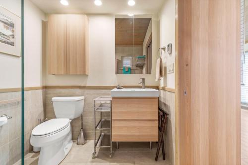 Koupelna v ubytování Twin Palms Resort