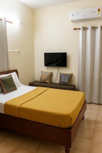 Ένα ή περισσότερα κρεβάτια σε δωμάτιο στο zest homes