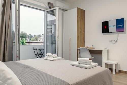 Postel nebo postele na pokoji v ubytování Tury's House