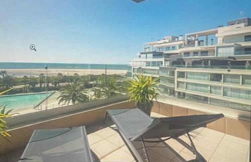 Μπαλκόνι ή βεράντα στο Ocean Homes Deluxe